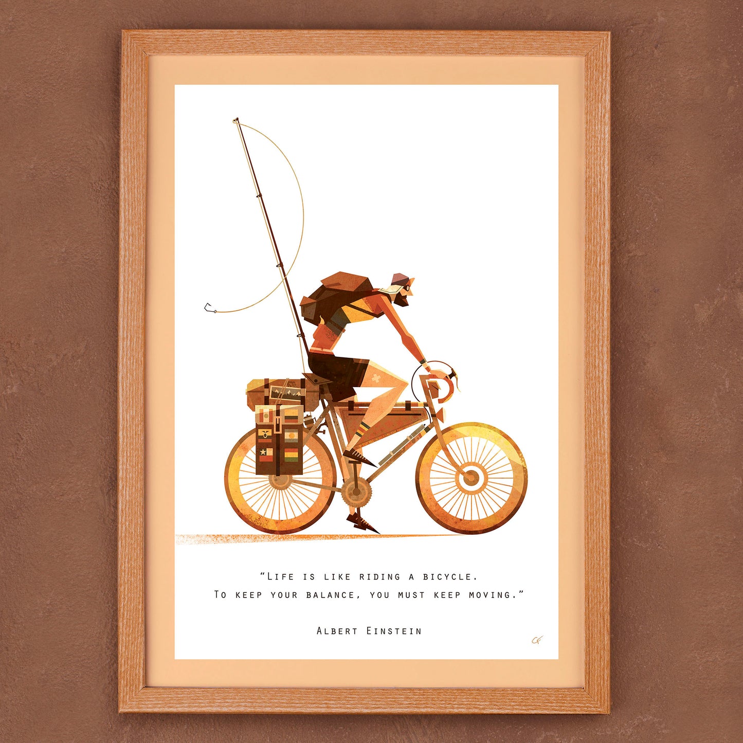 Affiche ''Bike Packer''