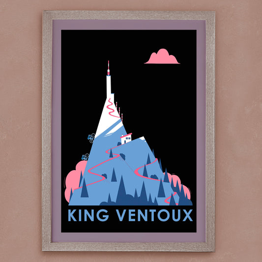 Affiche ''King Ventoux'' (Mont Ventoux)